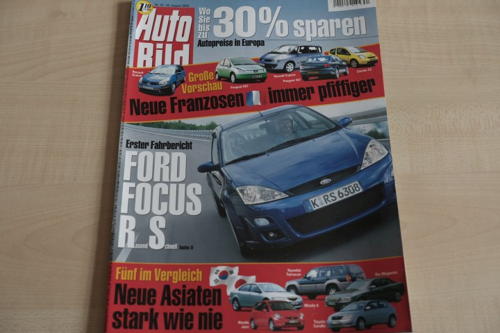 Deckblatt Auto Bild (34/2002)